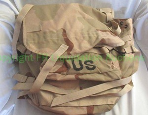 lot 84 image: Military issue desert camo back pack