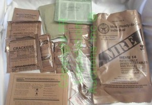lot 85 image: MRE single pack condiments and more
