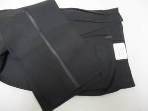 lot 106 image: NEW-CINTAS Mens 100% Polyester Black, Satin Stripe Tuxedo Pants, Style 2012, Size 28-R