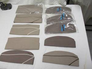 lot 109 image: Lot of 10-NEW-Different Military School Garrison Caps By Bayly, inc