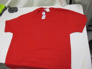 lot 110 image: New-2-Russell Athletic -True Red-  Short Sleeve Tee Shirts -XL