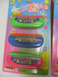 lot 119 image: 12-Packages of 3-Musicale Set Harmonics- Plastic Harmonics