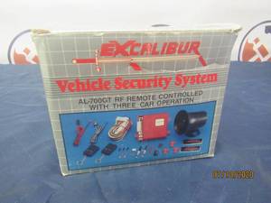 lot 8 image: EXCALIBUR VEHICLE SYSTEM AL-700GT RF REMOTE CONTROLLED WITH 3 CAR OPERATION