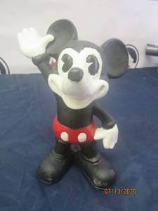 lot 37 image: VINTAGE CAST IRON MICKEY MOUSE BANK