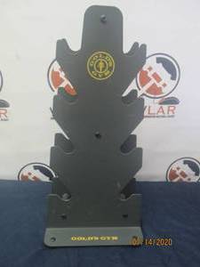 lot 79 image: GOLDS GYM STEEL DUMBBELL RACK