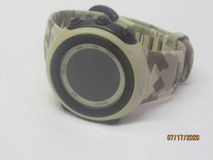 lot 112 image: MEN NIKE&nbsp WA0043 DIGITAL CAMOBAND SUPER WATCH&nbsp
