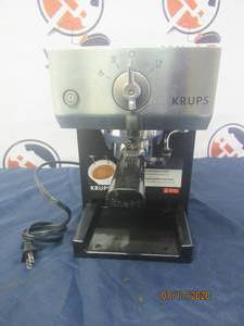 lot 145 image: KRUPS PRECISE TAMP PUMP ESPRESSO MAKER&nbsp