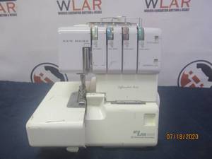 lot 172 image: MY LOCK 434D ELECTRONIC CONTROLLED SEWING MACHINE&nbsp BY NEW HOME NO POWER CORDNO PEDAL