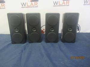 lot 194 image: KENWOOD SATELLITE SURROUND SOUND&nbsp 4 -SPEAKER SYSTEM FRONT &amp CENTER&nbsp KS-506HT&nbsp