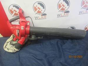 lot 198 image: TROY BILT 12-AMP ELECTRIC BLOWER VACUUM&nbsp TB195BV&nbsp