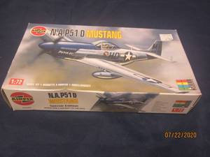 lot 218 image: AIR FIX N.A.P51D MUSTANG&nbsp 172 MODEL KIT&nbsp SPECIAL EDITION WORLD WAR II AIRCRAFT OF THE ACES&nbsp