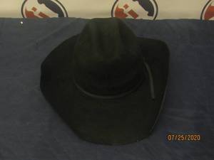 lot 366 image: VINTAGE BLACK STETSON COWBOY WESTERN HAT AUTHENTIC XS HAT&nbsp