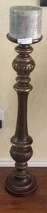 lot 7 image: TALL CANDLE HOLDER (36 HIGH)