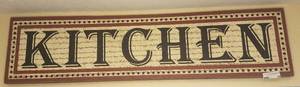 lot 55 image: LONG KITCHEN WALL DECOR FRAME (47 W x 11.75 H)
