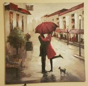 lot 63 image: LARGE SIZE WALL FRAMED PRINT (39.25 X 39.25)