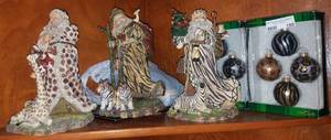 lot 180 image: LOT OF ASSORTED CHRISTMAS FIGURES
