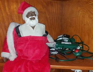 lot 182 image: CHRISTMAS LIGHTS EXTENSION CORDSTIMERS AND SANTA