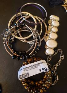 lot 159 image: LOT OF ASSORTED BRACELETS