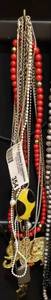 lot 354 image: LOT OF FASHION NECKLACES