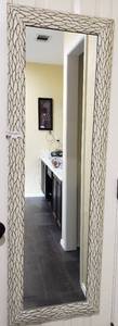 lot 369 image: BEHIND-THE-DOOR STYLE MIRROR (17W X 53H)