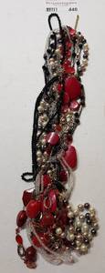 lot 440 image: LOT OF ASSORTED FASHION NECKLACES