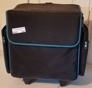 lot 261 image: CRAFTING  SCRAPBOOKING ROLLING CART