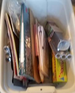 lot 287 image: ASSORTED SCRAPBOOKING ITEMS