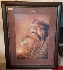 lot 292 image: LARGE SIZE WALL DECOR FRAME (33.25 W x 42 H)