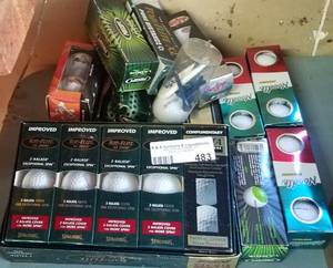 lot 483 image: LOT OF BOXED GOLF BALLS