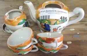 lot 486 image: MINIATURE TEA SET (JAPAN)