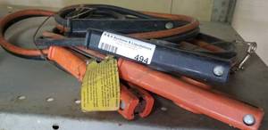 lot 494 image: JUMPER BOOSTER CABLES
