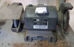 lot 498 image: CRAFTSMAN 14 H.P. BENCH GRINDER MODEL 257.191200
