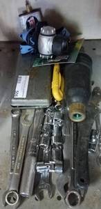 lot 506 image: LOT OF WRENCHES, SOCKETS, AND MORE