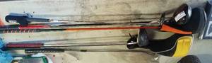 lot 514 image: LOT OF 6 GOLF CLUBS