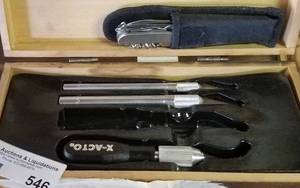 lot 546 image: XACTO KNIFE SET AND MULTI-USE POCKET KNIFE