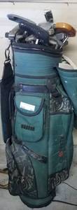 lot 562 image: GOLF CLUB BAG WITH 25 ASSORTED CLUBS (BIDDING BY THE  PIECE)