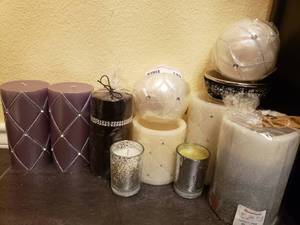 lot 149 image: LOT OF ASSORTED CANDLES