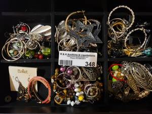 lot 348 image: LOT OF FASHION EARRINGS