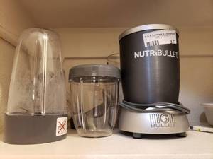 lot 377 image: NUTRI BULLET SYSTEM WITH ACCESSORIES