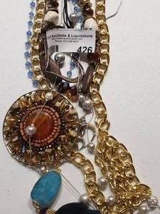 lot 426 image: LOT OF ASSORTED FASHION NECKLACES