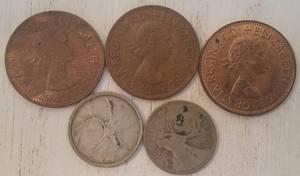 lot 591 image: LOT OF PRE-1960 CANADIAN COINS