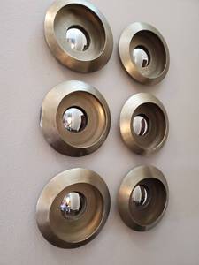lot 1 image: Six Goleta Round Mirrors by Uttermost Revelation