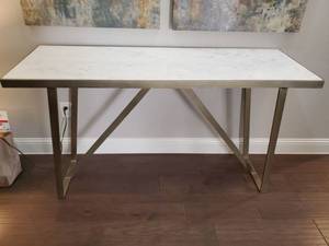 lot 3 image: Metal Buffet with Stone Top