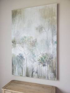 lot 8 image: Abstract Tree Design Giclee on Canvas