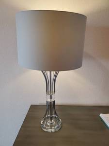 lot 30 image: Metal & Acrylic Table Lamp