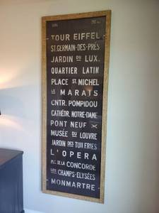 lot 142 image: Framed Subway Art