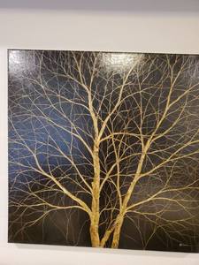 lot 161 image: Signed Tree Art on Canvas