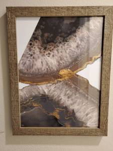lot 166 image: Framed Crystal Specimen Print