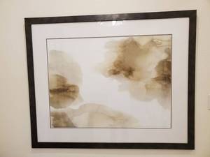 lot 44 image: Framed Print with Glass & Mat Mitchell