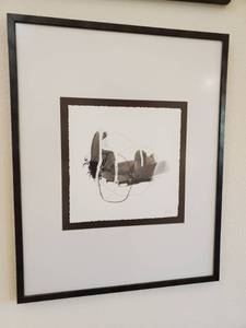 lot 64 image: Signed Art on Paper Grey Scale 7